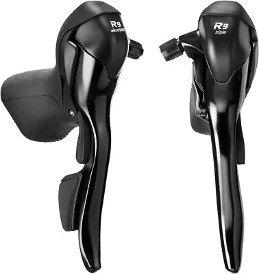 MicroSHIFT R9 Drop Bar Shift/Brake Lever Set - 3 X 9-Speed  Compatible Black • $132.90