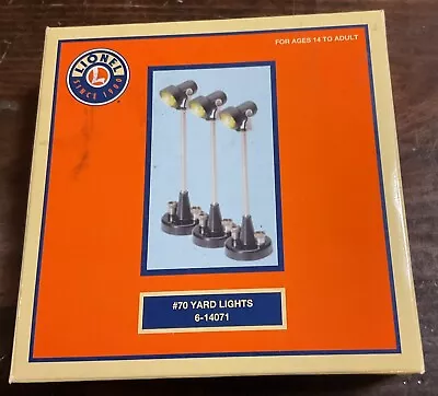 Lionel O Scale 6-14071 Yard Lights #70 Set Of 3 Used In Great Working Condition • $24.95