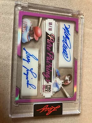 2023 Leaf Pro Set Pure Pairings Mike Schmidt/Greg Luzinski Dual Auto PP-8 10/10 • $20.50