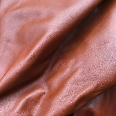 Chestnut Brown 1-1.3 Mm Full Grain Veg Tan Leather Various Size Pieces • £3.50