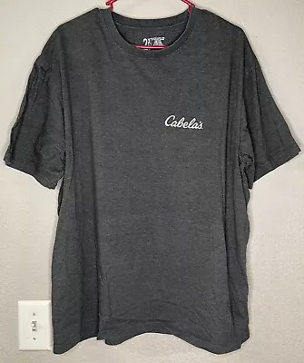 Dark Gray CABELA'S T-Shirt Men's Size 2XL Gently Used! • $12.50