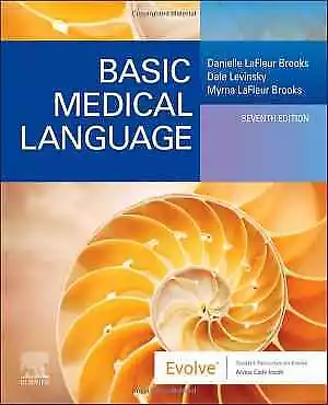 Basic Medical Language With Flash Cards - Cards By LaFleur Brooks MEd - Good C • $35.12