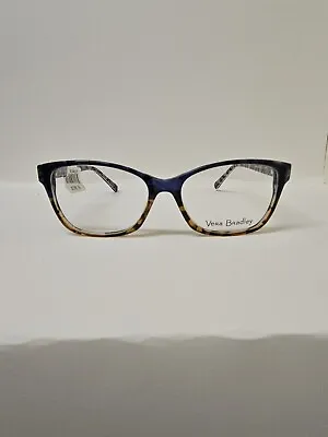 Vera Bradley Eyeglasses Frames VB DEVIN 53-16-140 TORT/BLUE • $30