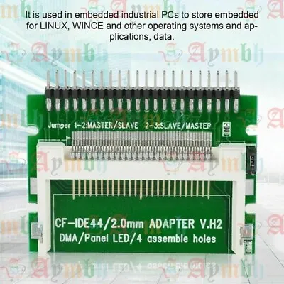 CF Card Compact Flash Card To 2.5  Male IDE 44Pin LED PCB Converter Adapter UK • £5.27