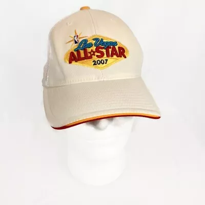 Vintage All-Star Game Hat Cap 2007 NBA Las Vegas Hat Cap Adidas M/L • $17.99