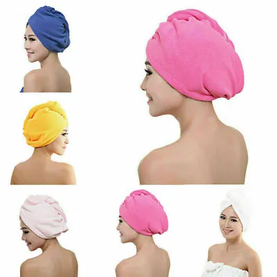 100% Cotton Hair Turban Towel Cotton Turbie Hair Wrap Turbie Twist Wrap Loop • £5.39