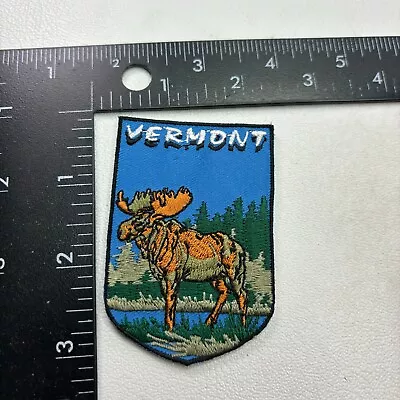 Moose Wildlife VERMONT Patch State Tourism Souvenir 44MX • $6.95