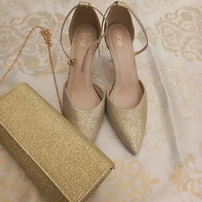 Linzi Shoes Size 8 And Bag • £25