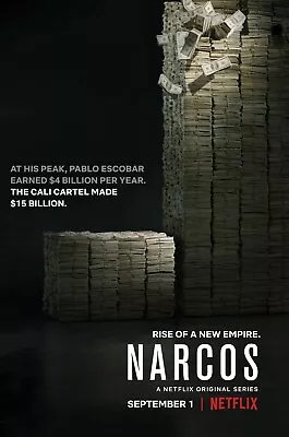 Narcos Tv Show Movie Poster Print Premium  Wall Art Size A5-a1 • $19