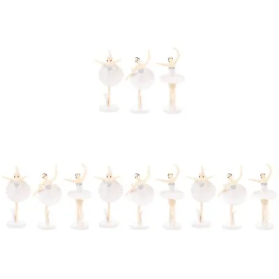 Dancing Girl Ornament Ballet Girl Figure Dancer Figurines Girl Statue • £19.25