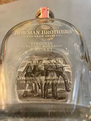 Bowman Brothers Virginia Straight Bourbon Whiskey Empty Bottle  • $40