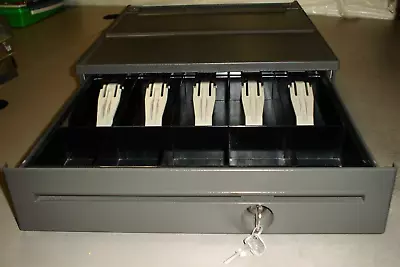 IBM Locking Cash Register Drawer 74F6297 With Money Till Insert Tray And 2 Keys • $84.99