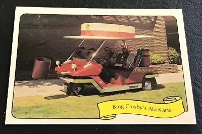 1975 Fleer Kustom Cars Series II Bing Crosby’s Ala Karte Sticker Card NM • $8.41