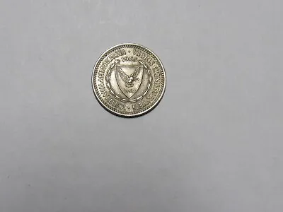 Old Cyprus Coin - 1963 25 Mils - Circulated Spots • $0.99