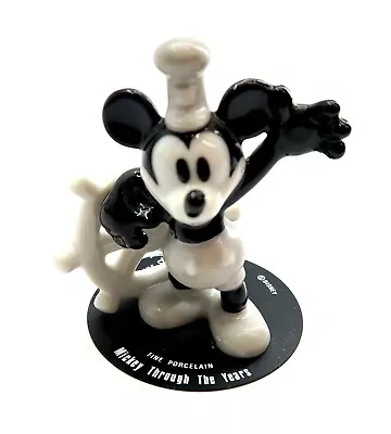 MICKEY THROUGH THE YEARS Steamboat Willie 2.5  Tall Figurine Sri Lanka • $9.99