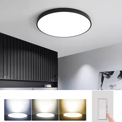 £15.29 • Buy LED Ceiling Lights Flush Round Panel Down Light Living Room Kitchen Bathroom