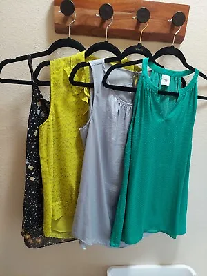 CAbi Lot Of 4 Spring/Summer Tops Size S Great Condition! Very Little Wear! • $35