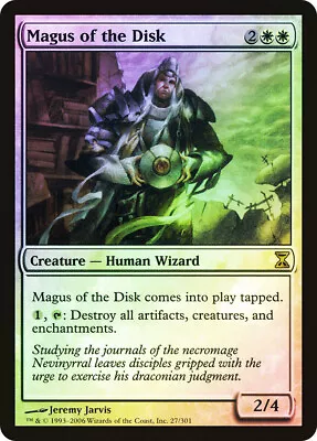 MTG FOIL Magus Of The Disk  - Time Spiral • $3.09