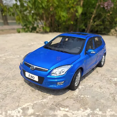 1:18 Chinese BEIJING Hyundai I30 Diecast Model Blue Color • $99.99