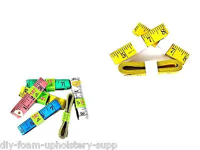 1.5mtr Or 3mtr FLAT TAPE MEASURE TAILOR SEWING CLOTH SOFT BODY MEASURING RULER • £2.65