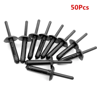 $15.20 • Buy 50Pcs Nylon Plastic Auto Fasteners Car  Fender Bumper Rivets Body Repair Clips