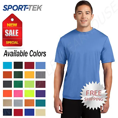 Sport Tek Men's Dri-Fit PosiCharge Workout S-4XL T-Shirt M-ST350 • $9.48