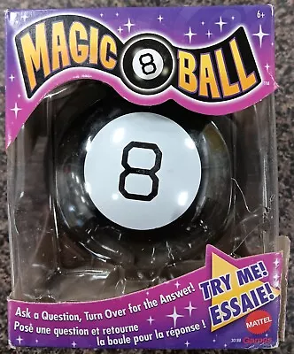 Magic 8 Ball Toy Vintage Game Fortune Teller Kids Lucky Answers Mattel 30188 • $16.85