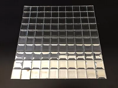 Glamourous 30x30cm Reflective Mirror Tile - Add Sparkle To Any Space! • $1.50