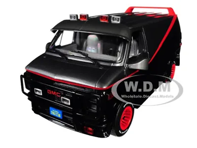 1983 Gmc Vandura Black & Silver  The A-team  1/18 Diecast Model Greenlight 13521 • $84.99