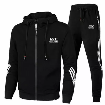 UFCMen's Casual Tracksuit Set Hoodie Trousers Pants Jogging Suit Sweat Suit UK • £6.60