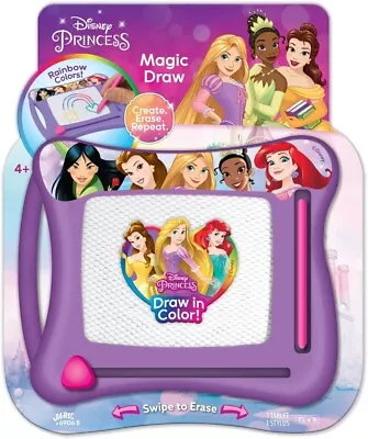 Disney Princess Magic Draw-Magnetic Drawing Pad Drawing Kids Board • $11.50