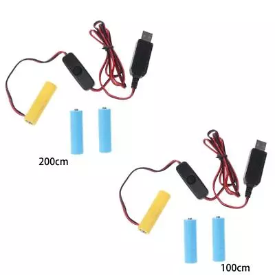 4.5V USB Power Converter Battery Eliminator Replace 3 AA Battery For LED Light • $6.14