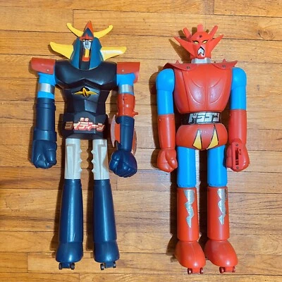 $350 • Buy Vintage Shogun Warriors Jumbo Machinders - Raideen + Dragun - 24 Inch - 1970s