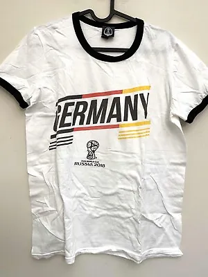 Vintage Fifa World Cup Russia 2018 Germany T-Shirt Size S • $35