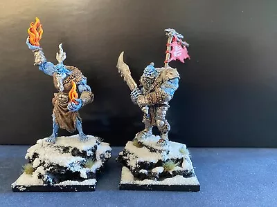 Kings Of War Ogre Army Mantic Games - Snow Themed - Approx 2000pts • £350