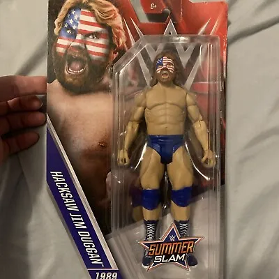 WWE Mattel Hacksaw Jim Duggan Basic Summerslam Heritage Action Figure • $45