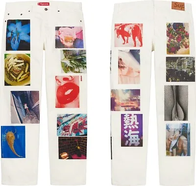 Supreme Daido Moriyama White Jeans Size 32 • $300