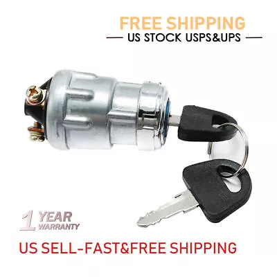 12V 3 Position Ignition Starter Switch With 2 Keys For Car Motorcycle Boat Truck • $9.87