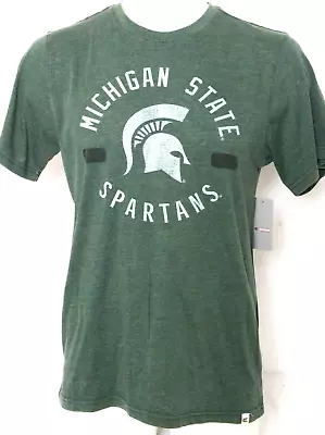 NEW Michigan State MSU Spartans Colosseum Green SS Crew Neck Tee Shirt Men's L • $21.22