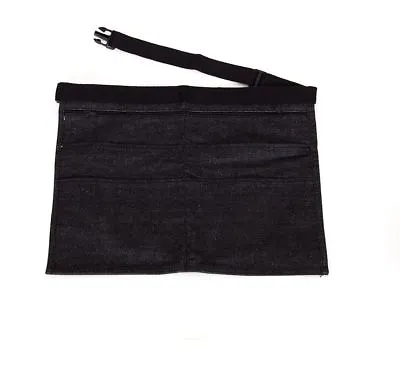  Denim Market 6 Pocket Trader Money Belt Bag Pouch Apron In Black Or Navy    • £11.85