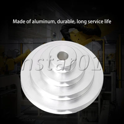 $49.82 • Buy Mechanical V Belt Pulley Al. 4 Step Pagoda Shape 16mm Bore 41-130mm OD Set Of 2