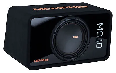 Memphis Audio MOJOE12S1 3000w MOJO 1212 12  Car Subwoofer+Sub Enclosure Box 1Ohm • $499.95