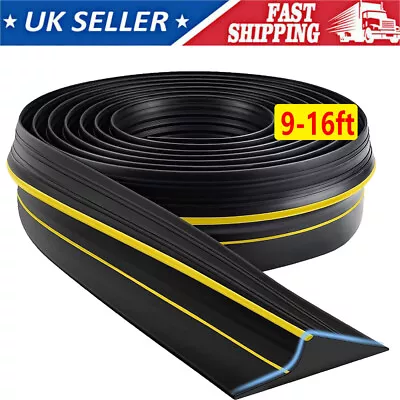 16ft Garage Door Floor Threshold Weather Seal Heavy Duty Rubber Draught Excluder • £14