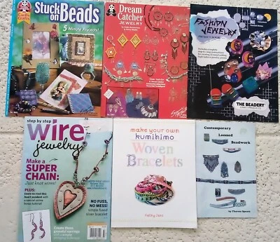 $11.99 • Buy 6 JEWELRY Craft Diy Lot~KUMIHIMO Woven Bracelet Step By WIRE Loomed BEADWORK