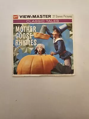 1960 Mother Goose Rhymes View-Master 3 Reels Packet B410 • $9.95