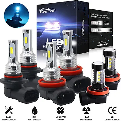 For Mitsubishi Outlander Sport 2011 2012-2019 6K LED Headlights Fog Lights Bulbs • $35.99