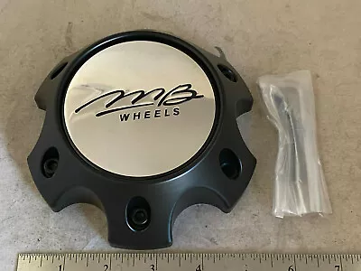 NEW MB Motoring Rim Matte Flat Black Wheel Hub Cover Center Cap BC-789S 6 Lug • $65