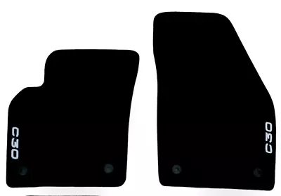 Front Car Floor Mats Velour For Volvo C30 Waterproof Carpet Rugs Auto Liners 2pc • $39.74