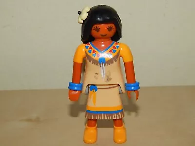 Playmobil Native American Squaw Figure • £4