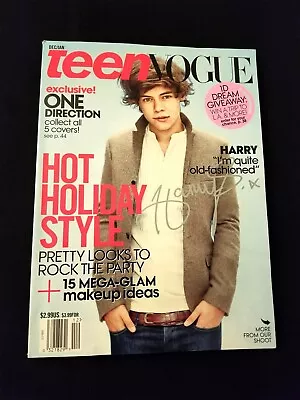 $45 • Buy TEEN VOGUE Magazine December/January 2013 Harry Styles One Direction